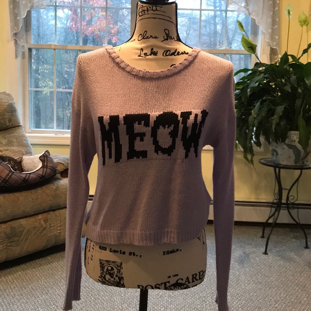 Hot Topic MEOW sweater